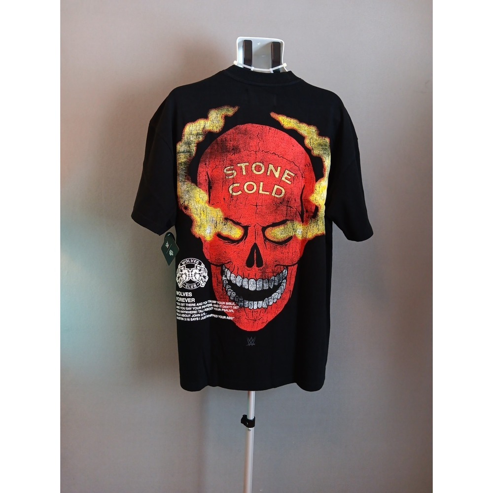#005/1000 SOLD OUT DARC SPORT WWE STONE COLD AUSTIN PREM OVERSIZED TEE BLK M NWT